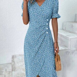 Harper & Lane Evelun Wrap Midi Dress